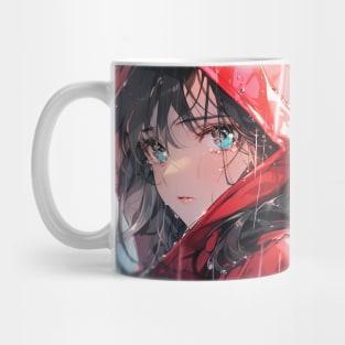 sad girl anime Mug